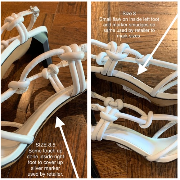 Rebecca Minkoff Laciann White High Heel Sandal - Picture 9 of 9